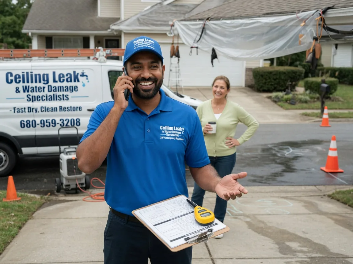 Ceiling Leak Cleanup Rogers, NM FAQs